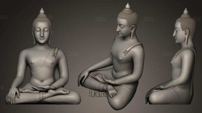 Buddha stl model for CNC